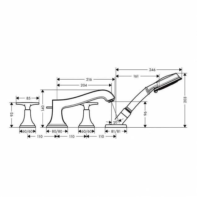 Фотография товара Hansgrohe Metropol    31449000