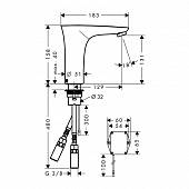 Смеситель для раковины PuraVida Hansgrohe 15170000