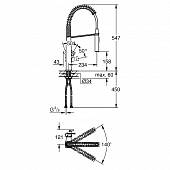 Смеситель для кухни Grohe Eurocube 31395000