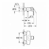 Смеситель для душа Grohe Euroslim 32126000