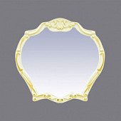 Зеркало 100 см, белое сусальное золото, Misty Tiffany 100 Л-Тиф02100-391