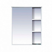 Шкаф-зеркало 70 см, белый, левый, Misty Венера 70 L П-Внр04070-01СвЛ