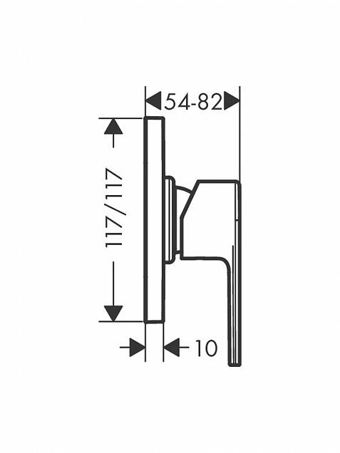 Фотография товара Hansgrohe Vernis Shape 71658000