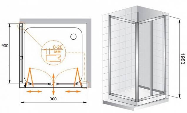 Фотография товара Cezares Porta PORTA-AS-1-90-C-Cr