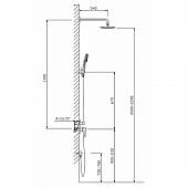 Душевая система, хром, Timo Selene SX- 2069/00 SM (1013)