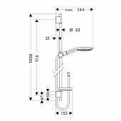 Душевой гарнитур Hansgrohe Raindance 27803400