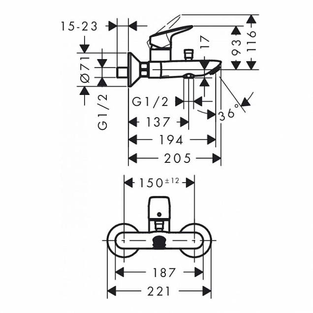 Фотография товара Hansgrohe Logis 71400000