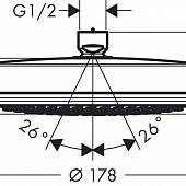 Душ верхний Hansgrohe Crometta 26578000