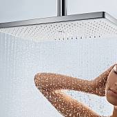Верхний душ, белый/хром, Hansgrohe Rainmaker Select 24002400