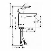 Смеситель для раковины Hansgrohe Focus 31517000