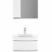 Шкаф-зеркало 65 см, белый, левый, Am.Pm Like M80MPL0651WG