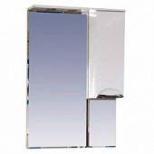 Шкаф-зеркало 65 см, белая эмаль, правый, Misty Жасмин 65 R П-Жас02065-011СвП