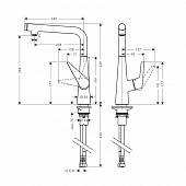 Смеситель для кухни Hansgrohe Talis Select S 72820000