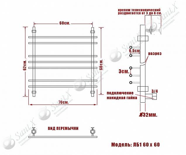 Фотография товара НИКА Bamboo ЛБ1 ЛБ 1 60/60