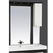 Шкаф-зеркало 90 см, белый/венге, правый, Misty Марсель 90 R П-Мрс02090-252П
