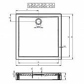 Душевой поддон 120х90 Riho SV DA6300500000000