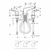 Смеситель для ванны, хром, Hansgrohe Focus 31937000