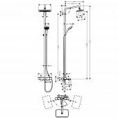 Душевая система Hansgrohe Croma E 27687000