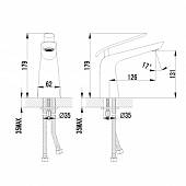 Смеситель для раковины Lemark Melange LM4906CW