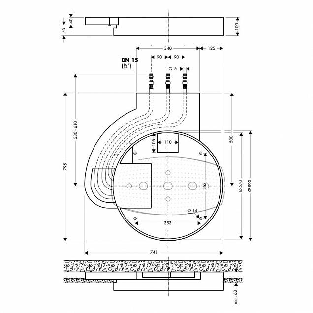 Фотография товара Hansgrohe Raindance 28412180