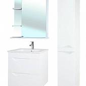 Зеркало-шкаф, белый, Bellezza Магнолия 60 L