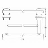 Полотенцедержатель 70 см FBS Esperado ESP 038