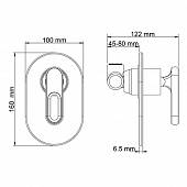 Смеситель для душа WasserKraft Kammel 1851