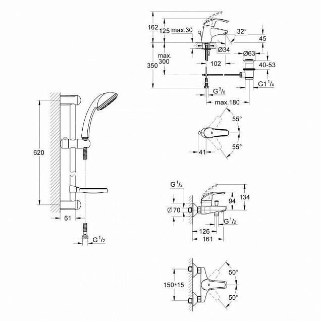 Фотография товара Grohe Eurosmart 117921Gr