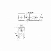 Чаша унитаза Grohe Euro Ceramic 39338000