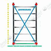 Полотенцесушитель водяной 50х60, хром НИКА Trapezium ЛТ