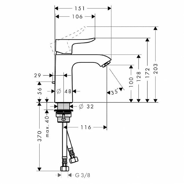 Фотография товара Hansgrohe Metris   31203000