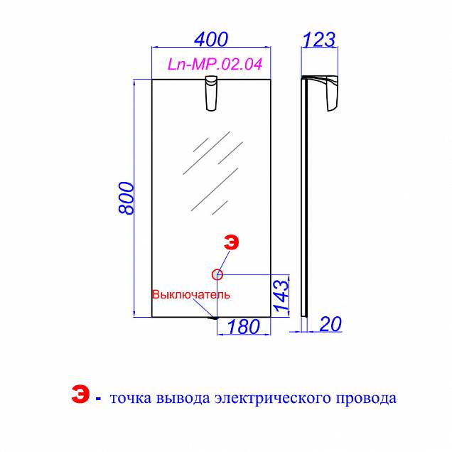 Фотография товара Aqwella Леон-МР Ln-MP.02.04/W