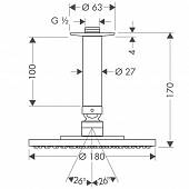 Душ верхний Hansgrohe Raindance 27478000