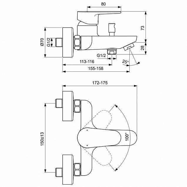 Фотография товара Ideal Standard Cerafine Model O BC500AA