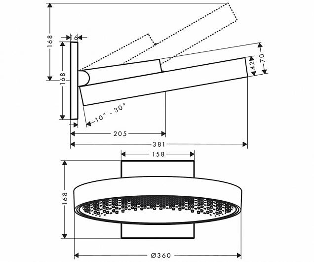 Фотография товара Hansgrohe Rainfinity 26230000