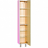 Шкаф-пенал, розовый, правый, Misty Джулия 30 R Л-Джу05030-1210П