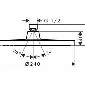 Душ верхний Hansgrohe Crometta 26723000