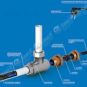 Комплект нагревательный 10 метров, 170 Вт, для защиты трубопроводов от замерзания 10170ht