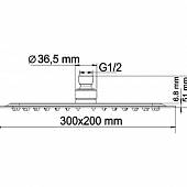 Душ верхний WasserKraft A069