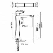 Смеситель для раковины WasserKraft Aller 1063H