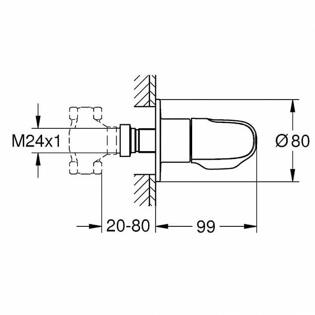 Фотография товара Grohe Grohtherm 1000 New 19981000Gr