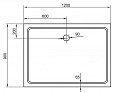 Фотография товара Cezares Tray TRAY-M-AH-120/90-35-W