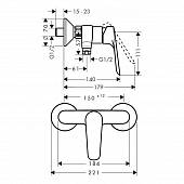 Смеситель для душа Hansgrohe Logis E 71610000