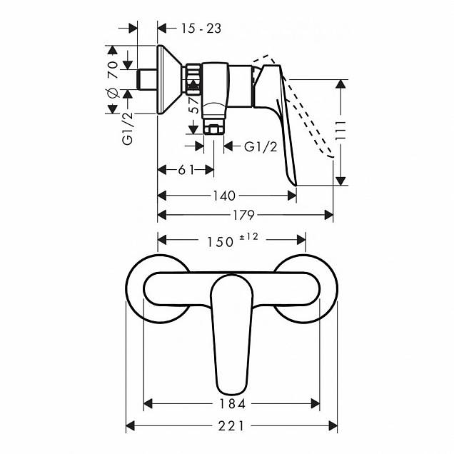 Фотография товара Hansgrohe Logis E 71610000