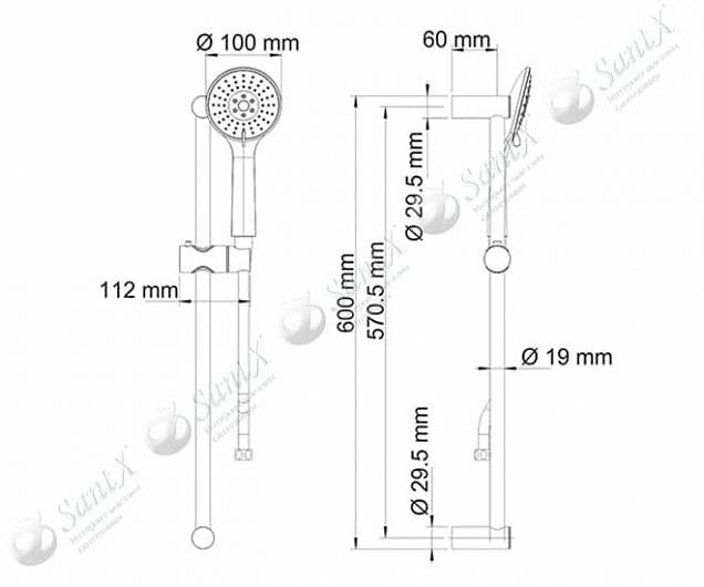 Фотография товара WasserKraft No design line WasserKraft A31011