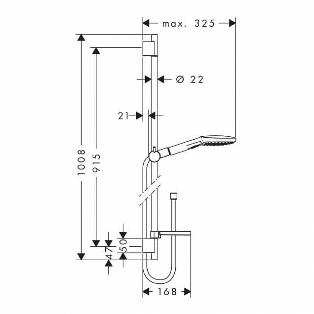 Фотография товара Hansgrohe Raindance 26621000