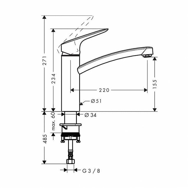 Фотография товара Hansgrohe Logis 71839000