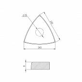 Подставка под кран, желтый KitKraken Triangle SMT-1.1003