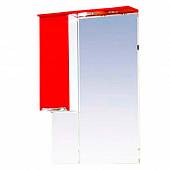 Шкаф-зеркало 65 см, красная эмаль, левый, Misty Жасмин 65 L П-Жас02065-041СвЛ