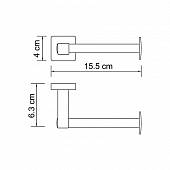 Держатель туалетной бумаги WasserKraft Dill K-3996